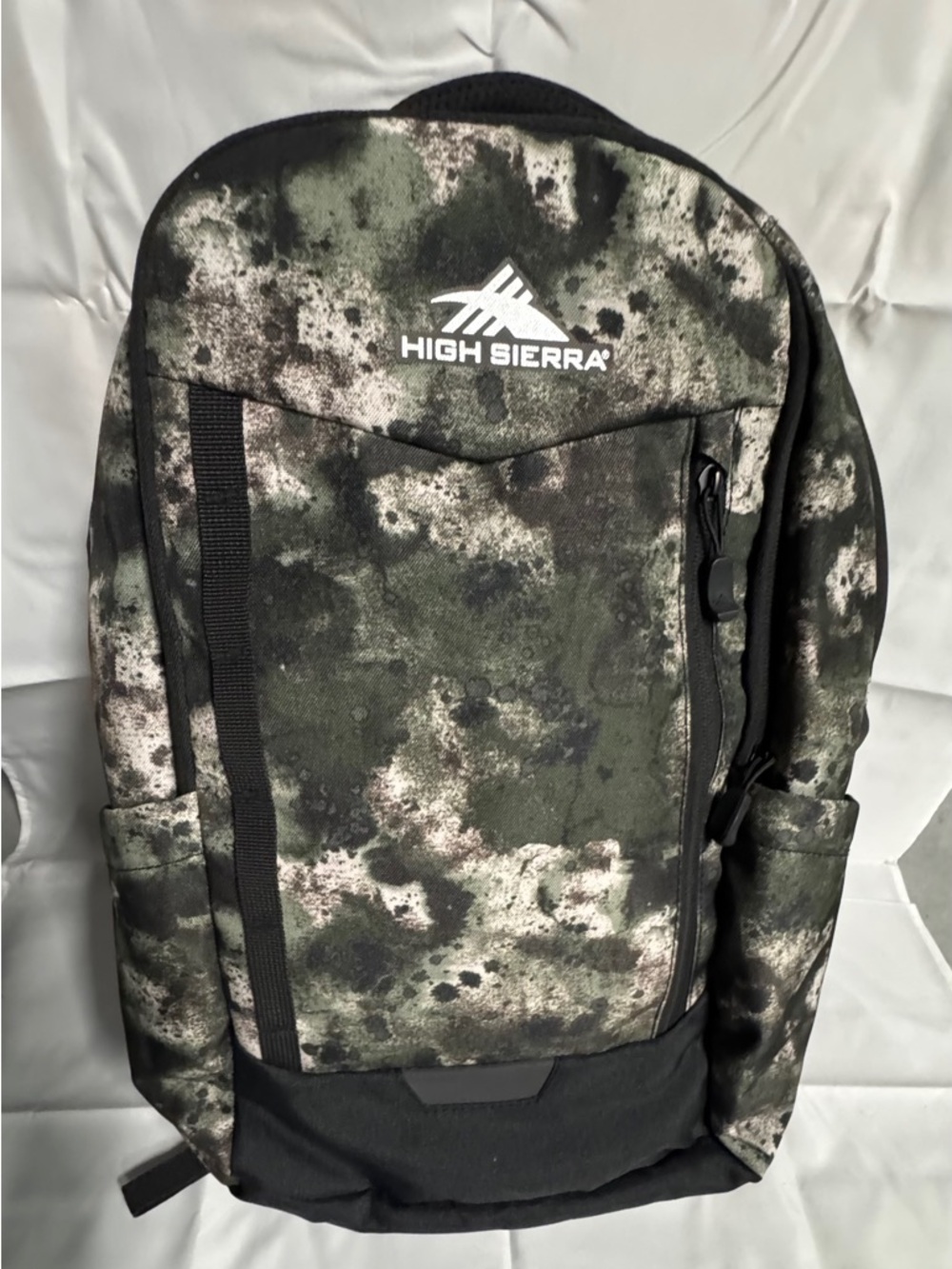 High Sierra Moss Camo Backpack in Green and Black